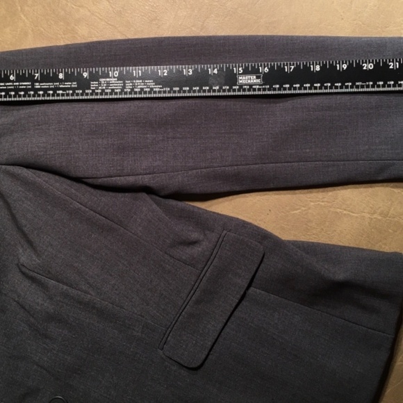 new YORK & COMPANY STRETCH Career Blazer Jacket, GRAY, NWT, Size 14 - Picture 6 of 9